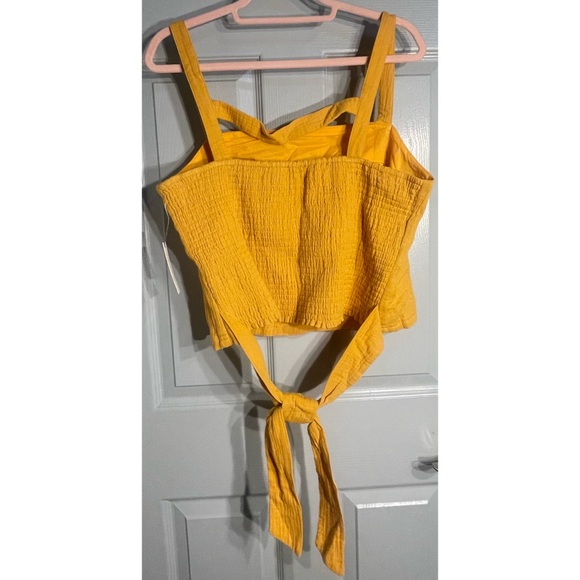 Anthropologie Smocked Tie-Back Tank NWT Size XL - Picture 11 of 16